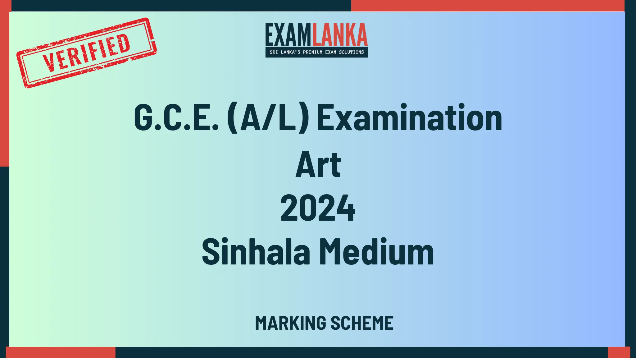 2024 art marking sinhala medium